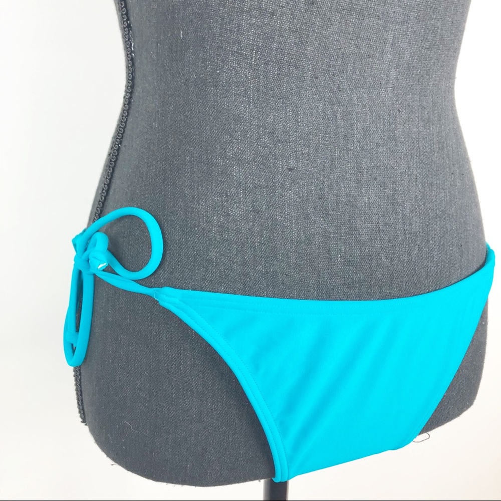 Teal Tie Waist Swimsuit Bottom | L